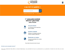 Tablet Screenshot of annuaire-inverse-france.com